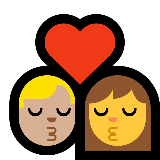 Bacio - Uomo: Carnagione Medio-Chiara, Donna: Senza Carnagione