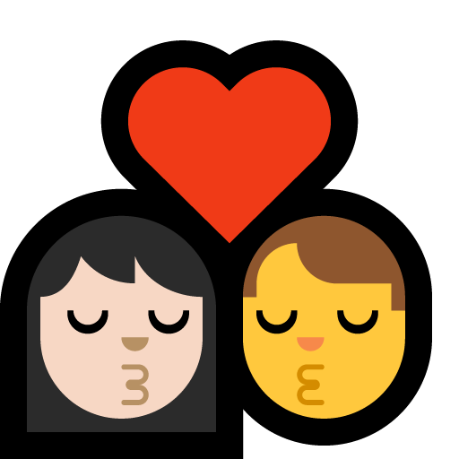 Bacio - Donna: Carnagione Chiara, Uomo: Senza Carnagione