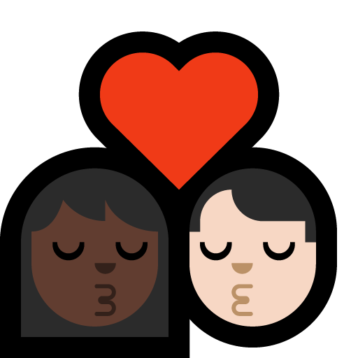 Bacio: Donna, Uomo, Carnagione Scura, Carnagione Chiara