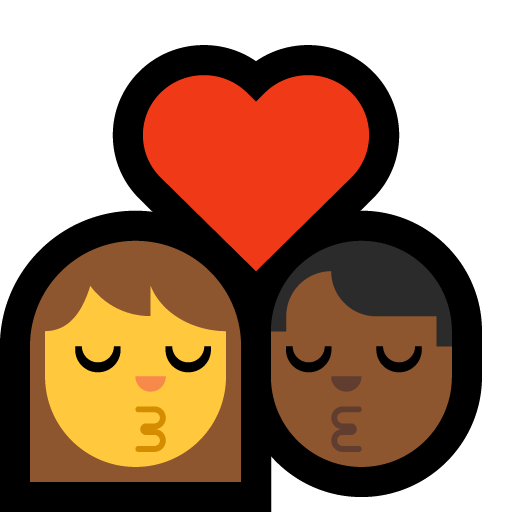 Bacio - Donna: Senza Carnagione, Uomo: Carnagione Medio-Scura
