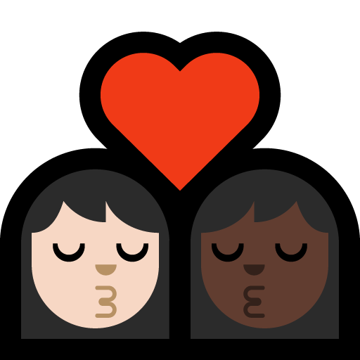 Bacio: Donna, Donna, Carnagione Chiara, Carnagione Scura