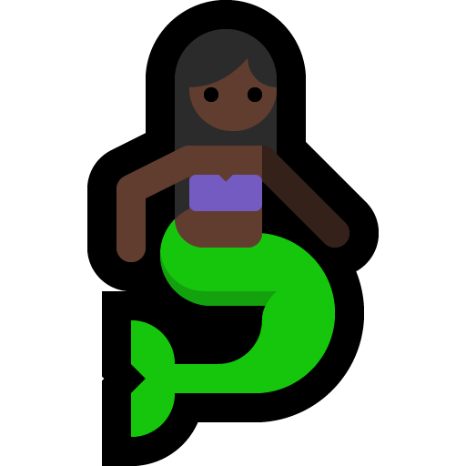 Sirena: Carnagione Scura