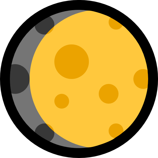 Luna Gibbosa Crescente Luna Gibbosa Crescente