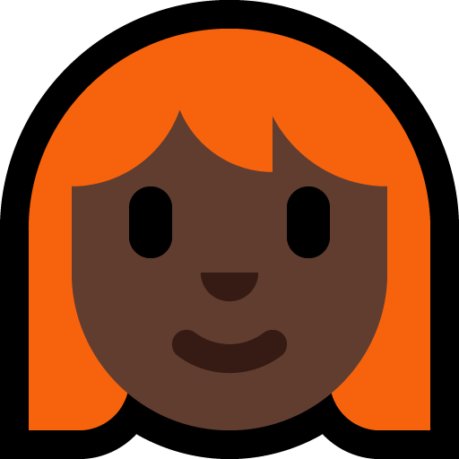 Donna: Carnagione Scura, Capelli Rossi