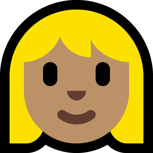 Donna: Carnagione Media, Capelli Biondi
