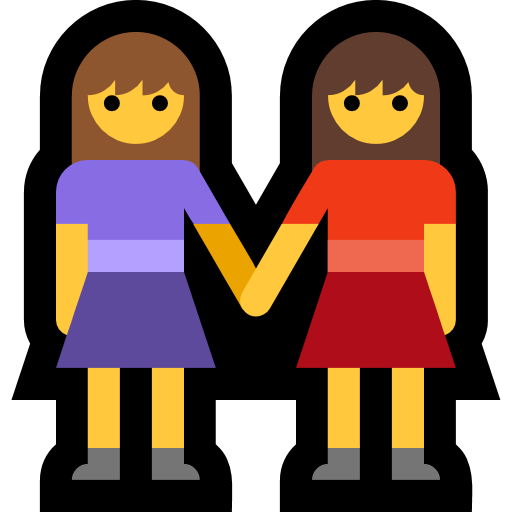 Due Donne Che Si Tengono Per Mano