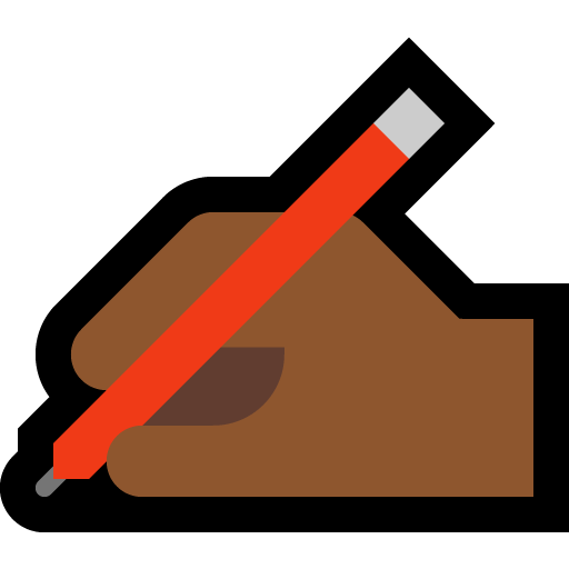 Mano Che Scrive: Carnagione Medio-Scura
