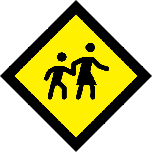 Знак "діти" Знак "діти"