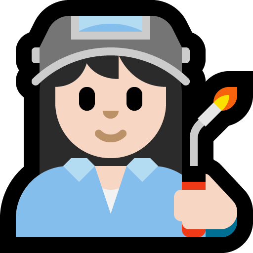 Робітниця заводу: Світлий Відтінок Шкіри Робітниця заводу: Світлий Відтінок Шкіри