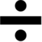 Знак ділення