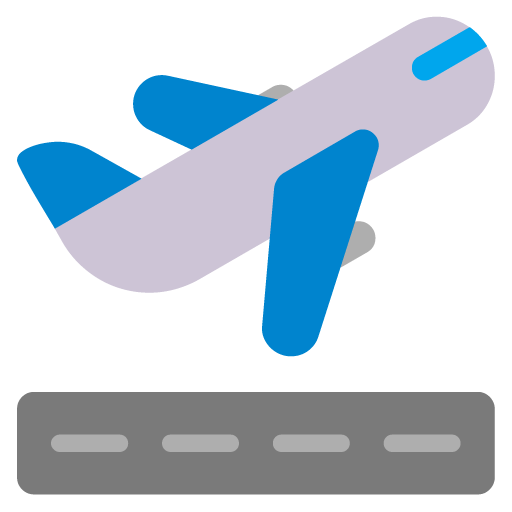 Avión Despegando