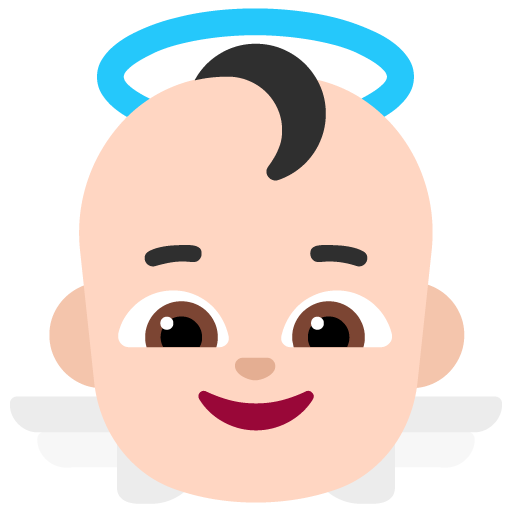 Malaikat bayi: Warna Kulit Cerah