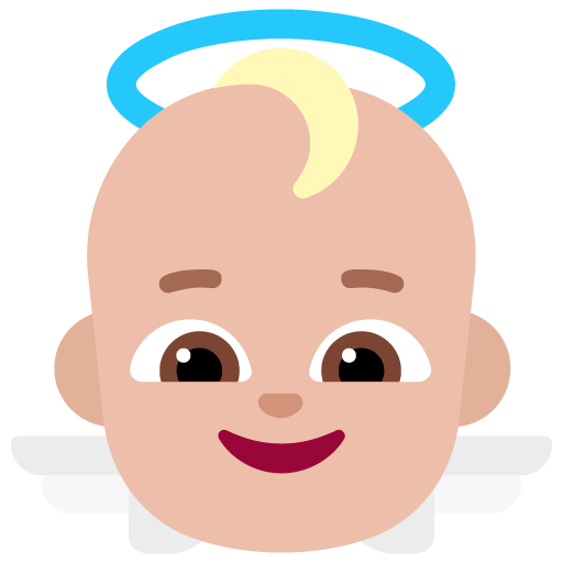 Malaikat bayi: Warna Kulit Cerah-Sedang