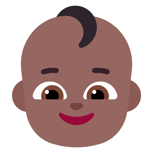 Bayi: Warna Kulit Gelap-Sedang