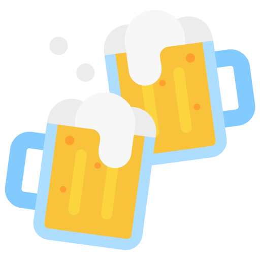 Jarras De Cerveza Brindando