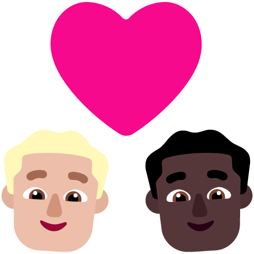 Pasangan dengan hati: Pria, Pria, Warna Kulit Cerah-Sedang, Warna Kulit Gelap