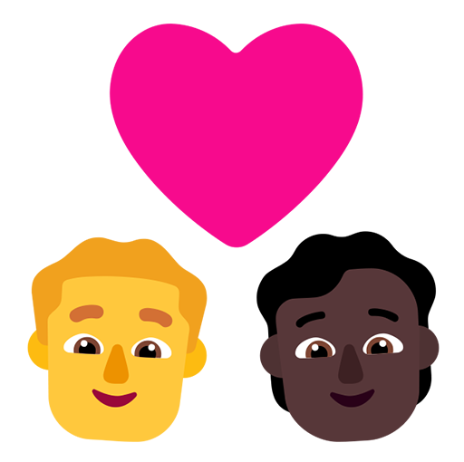Pasangan dengan hati: Pria, Orang, Tanpa Warna Kulit, Warna Kulit Gelap
