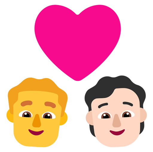 Pasangan dengan hati: Pria, Orang, Tanpa Warna Kulit, Warna Kulit Cerah