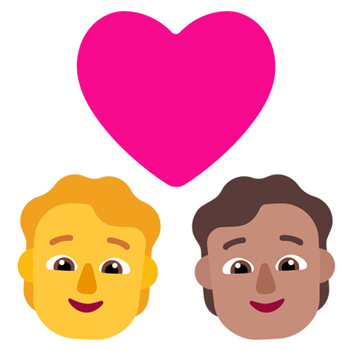 Pasangan dengan hati: Orang, Orang, Tanpa Warna Kulit, Warna Kulit Sedang