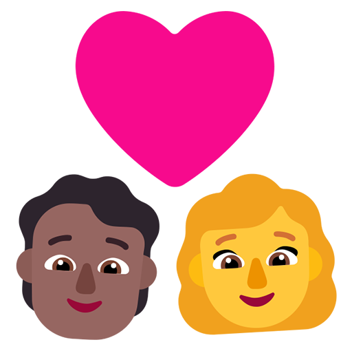 Pasangan dengan hati: Orang, Wanita, Warna Kulit Gelap-Sedang, Tanpa Warna Kulit