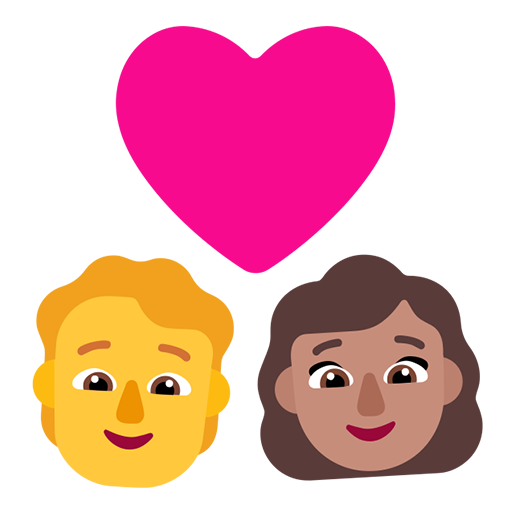 Pasangan dengan hati: Orang, Wanita, Tanpa Warna Kulit, Warna Kulit Sedang