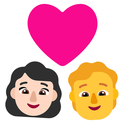 Pasangan dengan hati: Wanita, Orang, Warna Kulit Cerah, Tanpa Warna Kulit