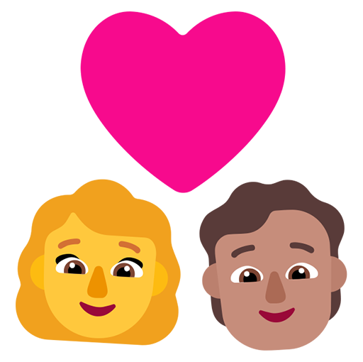 Pasangan dengan hati: Wanita, Orang, Tanpa Warna Kulit, Warna Kulit Sedang