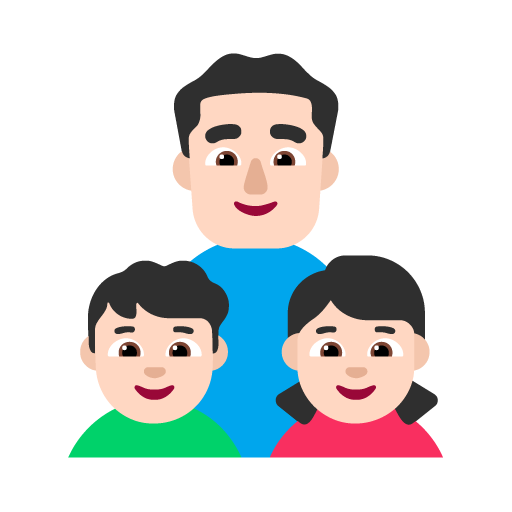 Keluarga - Pria: Warna Kulit Cerah, Anak laki-laki: Warna Kulit Cerah, Anak perempuan: Warna Kulit Cerah