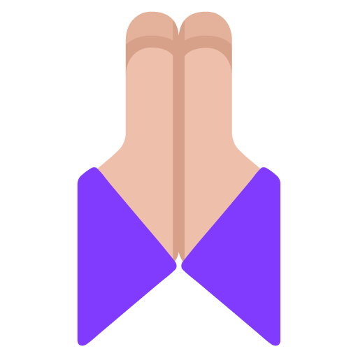 Tangan terkatup: Warna Kulit Cerah-Sedang