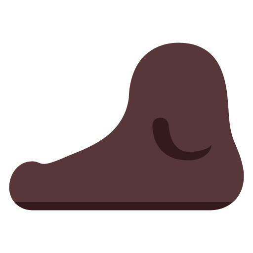 Telapak kaki: Warna Kulit Gelap