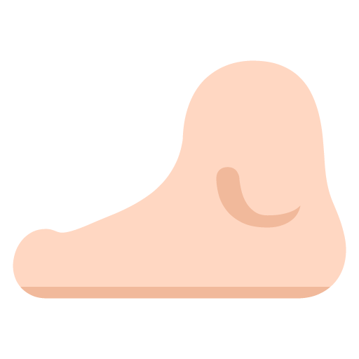 Telapak kaki: Warna Kulit Cerah