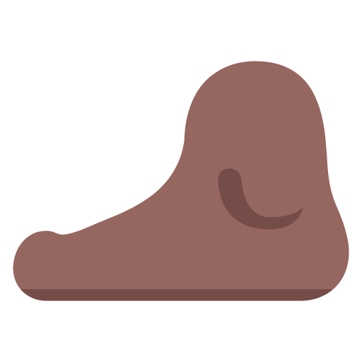 Telapak kaki: Warna Kulit Gelap-Sedang