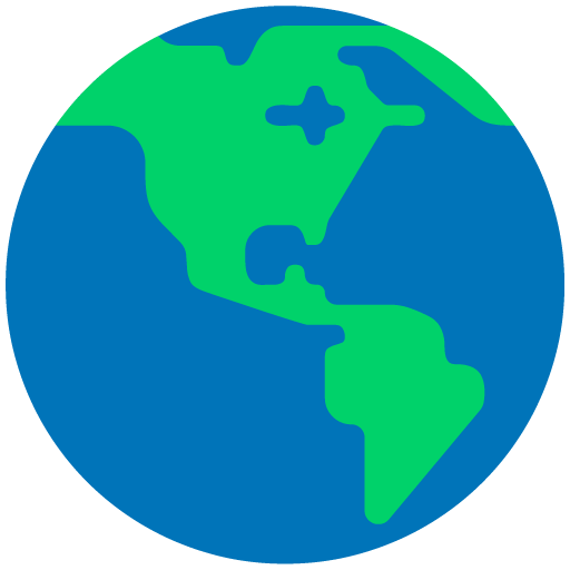 Globo Terráqueo Mostrando América
