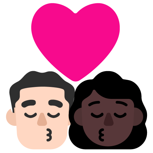 Beso - Hombre: Tono de Piel Claro, Mujer: Tono de Piel Oscuro
