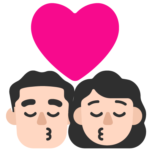 Beso - Hombre: Tono de Piel Claro, Mujer: Tono de Piel Claro
