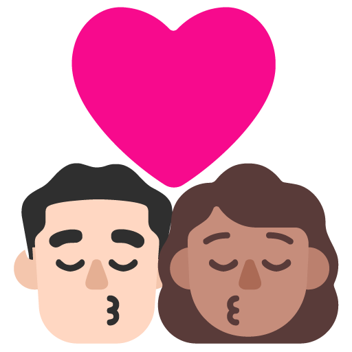 Beso - Hombre: Tono de Piel Claro, Mujer: Tono de Piel Medio