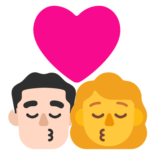 Beso - Hombre: Tono de Piel Claro, Mujer: Sin Tono de Piel