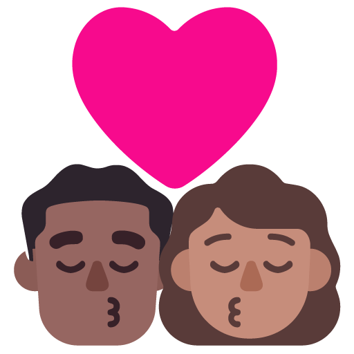 Beso - Hombre: Tono de Piel Oscuro Medio, Mujer: Tono de Piel Medio