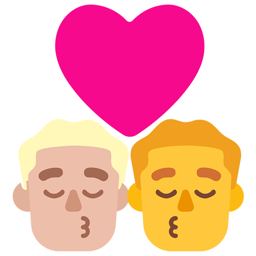 Beso - Hombre: Tono de Piel Claro Medio, Hombre: Sin Tono de Piel