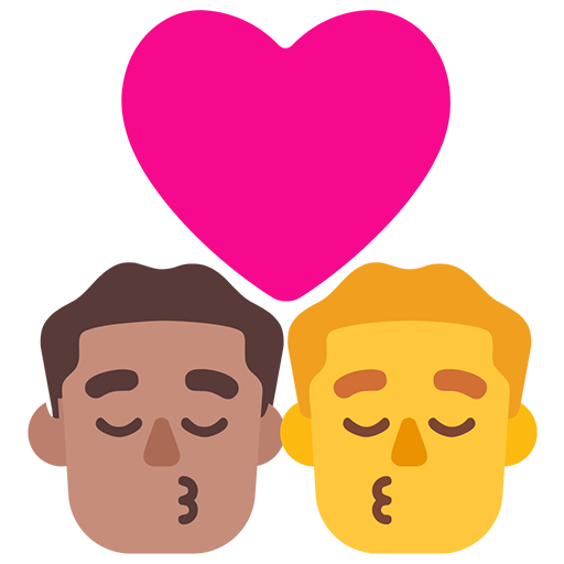 Beso - Hombre: Tono de Piel Medio, Hombre: Sin Tono de Piel