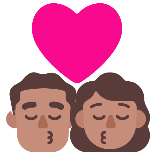 Beso - Hombre: Tono de Piel Medio, Mujer: Tono de Piel Medio