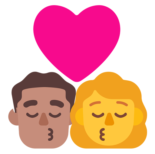 Beso - Hombre: Tono de Piel Medio, Mujer: Sin Tono de Piel
