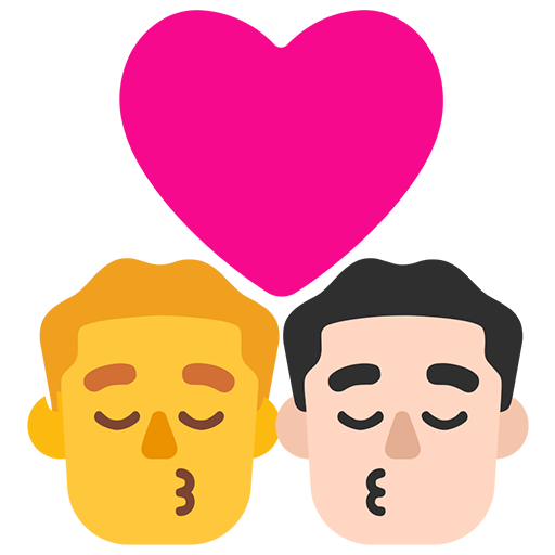 Beso - Hombre: Sin Tono de Piel, Hombre: Tono de Piel Claro