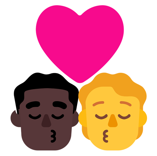 Beso: Hombre, Persona, Tono de Piel Oscuro, Sin Tono de Piel