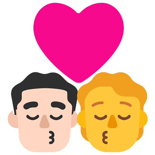 Beso: Hombre, Persona, Tono de Piel Claro, Sin Tono de Piel