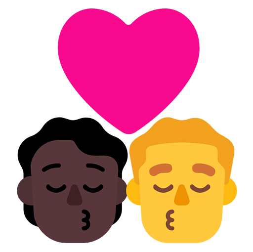 Beso: Persona, Hombre, Tono de Piel Oscuro, Sin Tono de Piel
