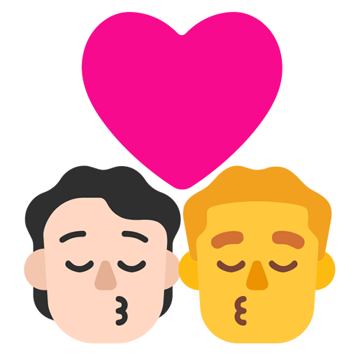 Beso: Persona, Hombre, Tono de Piel Claro, Sin Tono de Piel