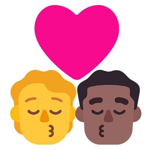 Beso: Persona, Hombre, Sin Tono de Piel, Tono de Piel Oscuro Medio
