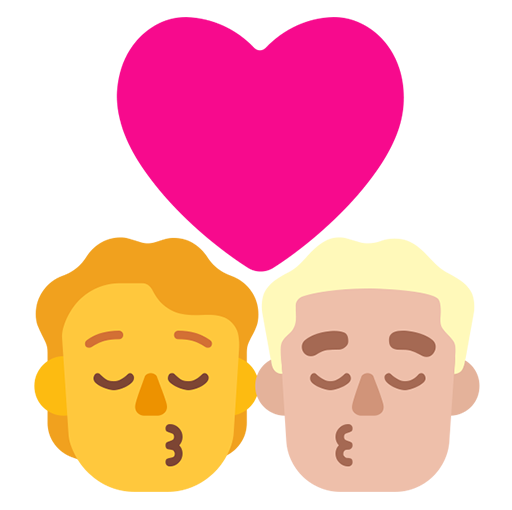 Beso: Persona, Hombre, Sin Tono de Piel, Tono de Piel Claro Medio