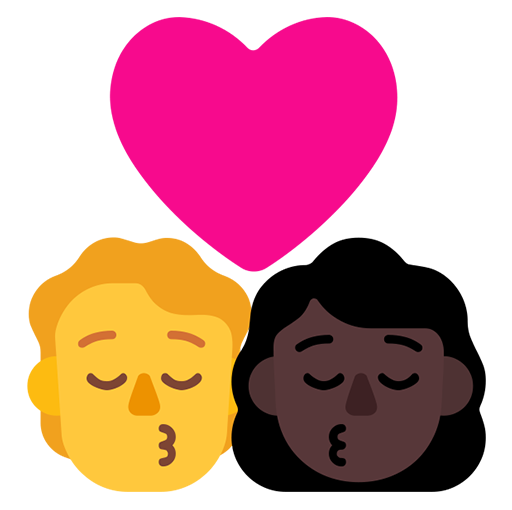 Beso: Persona, Mujer, Sin Tono de Piel, Tono de Piel Oscuro